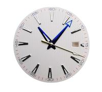 ATOMUSERLY 1pc 33.5mm luminoso nero blu bianco parti di orologi quadrante lancette adatte for NH35 for movimento Miyota8215(White,Fit NH35)