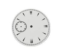 ATOMUSERLY 1pc 38.8mm quadrante bianco for orologio ETA 6497 movimento 0.4mm spessore viso senza quadranti luminosi for da polso ST3600 parte