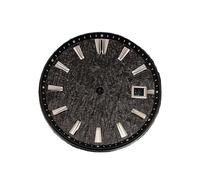 ATOMUSERLY 1pc lancette del quadrante dell'orologio 33,5 mm facce con texture di betulla bianca sostituiscono gli accessori for il movimento NH35 NH36(White dial)