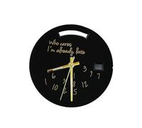 ATOMUSERLY 1pc quadrante 31mm Who Cares Orologio da uomo nero for accessori movimento Miyota 8285(10)