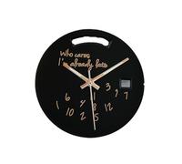 ATOMUSERLY 1pc quadrante 31mm Who Cares Orologio da uomo nero for accessori movimento Miyota 8285(12)