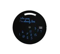 ATOMUSERLY 1pc quadrante 31mm Who Cares Orologio da uomo nero for accessori movimento Miyota 8285(5)
