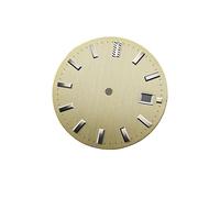 ATOMUSERLY 1pc quadrante 32,5mm nessun orologio luminoso for NH35 NH36 movimento singolo calendario facce accessori(Light Blue)