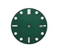 ATOMUSERLY 1pc quadrante 32mm diametro marca vuota for movimento NH35 accessori for orologi luminosi verdi(Gree)