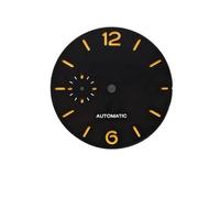 ATOMUSERLY 1pc quadrante 34/36,5mm diametro verde luminoso sterile for orologio con movimento GMT ST2557/ST2555