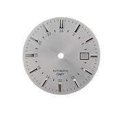 ATOMUSERLY 1pc quadrante 35mm chiodi d'argento nessun orologio luminoso for NH34 NH35 movimento singolo calendario viso accessori(Blue)