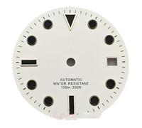 ATOMUSERLY 1pc quadrante dell'orologio 28.5mm nero bianco rosso blu verde luminoso adatto for parti di accessori movimento NH34 NH35(WhiteB-1,NH35 NH36)