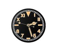 ATOMUSERLY 1pc quadrante orologio retrò 28,5mm con lancette luminose verdi senza calendario for parti di movimento NH35 NH36(A5)