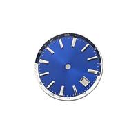 ATOMUSERLY Quadrante 1pc 32mm for orologio GS NH34 con anello ombra interno lunetta Accessori luminosi blu ghiaccio for cassa da 44mm(Coffee,GS logo)