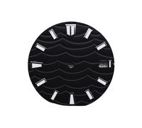ATOMUSERLY Quadrante da 1 pezzo 28,5 mm con motivo a onde verdi NH35 adatto for orologi movimento automatico