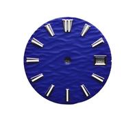 ATOMUSERLY Quadrante da 1 pezzo 28,5 mm con motivo a onde verdi NH35 adatto for orologi movimento automatico