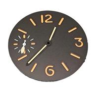 ATOMUSERLY Quadrante dell'orologio da 1pc 34,5 mm con facce luminose verdi lancette Sostituisci gli accessori for il movimento ETA6497/ST3600(Orange)