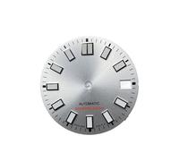 ATOMUSERLY Quadrante luminoso verde Sunray da 1pc 28,5 mm for orologio sostitutivo SKX007 NH35/NH36/NH34 senza logo(Blue)