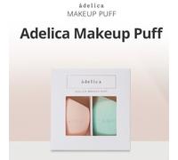 ATOMY Adelica Makeup Puff 2p Teardrop Sponges Puff Foundation Sponge K-Beauty