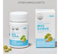 ATOMY Ginkgo e Natto 60 compresse Nattokinase migliora il flusso sanguigno K-...