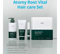 ATOMY Root Vital Hair Care Set di 3 articoli Hair loss Care Shampoo Hair Pack...