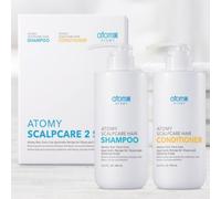 ATOMY Scalpcare Set Shampoo 500ml + Balsamo 500ml Cura della Perdita dei Cape...