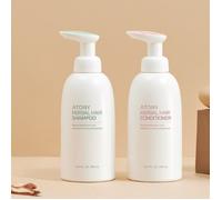 ATOMY Shampoo Capelli alle Erbe 500ml + Balsamo 500ml Set Nutriente Cura Cape...