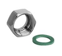 ATON Dado in Ottone per Tubi Flessibili Acqua 3/4