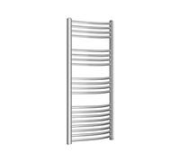 ATON - Scaldasalviette Radiatore Termoarredo 120x55 Cm (int.50) Cromato Da Bagno A Tubi Tondi Curvo Trento