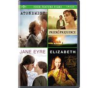 Atonement / Pride & Prejudice / Jane Eyre / Elizabeth – Quattro lungometraggi – DVD