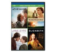 Atonement / Pride & Prejudice / Jane Eyre / Elizabeth Four Feature Films (DVD)