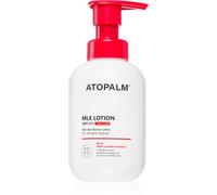 ATOPALM Lozione MLE 200 ml, pelle sensibile, idratazione lunga 48 ore, barriera cutanea rinforzante, arrossamento, ceramide, da bambini fino ad adulti, qualità verde EWG