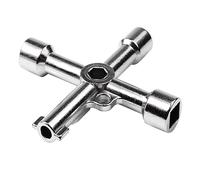 ATOPLEE 4 in 1 Triangolo Lega/piazza universale Croce Triangolo KEY per Train elettrico ascensore Cabinet Valve