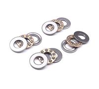 ATOPLEE 4 pezzi in miniatura palla spinta assiale 8x16x5mm Cuscinetti F8-16M