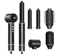 Atopskins Hair Styler 5 in 1, Asciugacapelli 110000 RPM, Asciugacapelli Styler con Airstyler, Arricciacapelli ad aria, Spazzola Lisciante, Air styler per Capelli Ricci, Volumizzante, Lisciante
