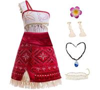 Atorcher Costume da principessa per bambine, travestimento per feste di compleanno, vacanze, cosplay, con accessori