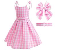 Atorcher Costume rosa da donna, per travestimento da film e cosplay, per bambine e ragazze