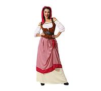 Atosa 12326 Costume da serva Medievale, Adulto, Taglia 4