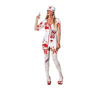 ATOSA 22684 Costume Zombie Infermiera Donna M-L Bianco-Halloween