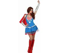 Atosa 23126 Costume Super Eroina, Adulto T2 ML