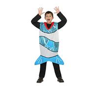 ATOSA- Costume Fish Blue Years 24196-Costume da Pesce, 3-4 Anni, Motivo: Animali Selvatici, Colore Blu, 104 (EU), 24196