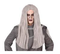ATOSA 49297 Parrucca Set Decorativo Unisex - Adulto Grigio