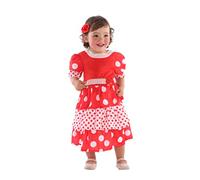 Atosa -57019 Costume Flamenca, Rosso, 6-12 Mesi (57019)