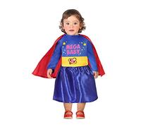 Atosa-57025 - Costume Eroe Comic, Colore: Blu, 6-12 Mesi