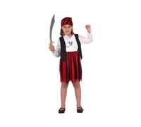 Costume pirata bambina corsara vestito ragazza piratessa taglia10/12 anni Atosa