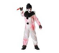 Atosa Bloody Clown Costume White Scary Image Halloween Scary Night 10 a 12 Years