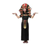 ATOSA Children's Ancient Egyptian Cleopatra Costume for Carnival Tunic Black Red