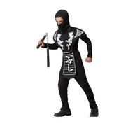 Atosa Children's Ninja Dragon Costume 5-6 Years Black