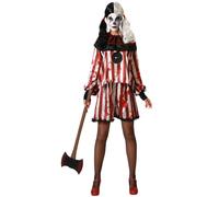 Atosa Clown Woman Costume Bianco M-L Bambini