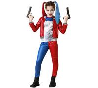 Atosa Colorful Costume Harlequin Playful Blue and Red Mysterious Unisex Characte