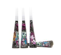 Atosa Confezione Da 4 Trombette Monster High Per Compleanno Da 20 Cm