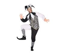 Atosa Harlequin Costume Bianco M-L Bambini