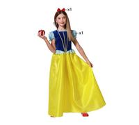 ATOSA COSTUME BIANCANEVE PRINCIPESSA DA FAVOLA TAGLIA 7-9 ANNI 72117