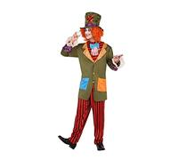 Atosa | Costume Cappellaio Matto Adulto Uomo | Include cappello, colletto della camicia con papillon, gilet e pantaloni | Alice nel Paese delle Meraviglie | Divertente e originale | Carnevale | XS-S