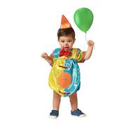 Atosa Costume Clown Multicolore Con Papillon 6 A 12 MESES